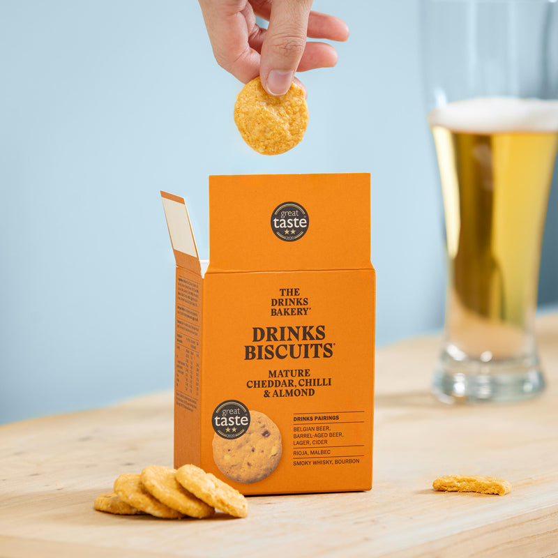 The Drinks Bakery - Mature Cheddar, Chili and Almond