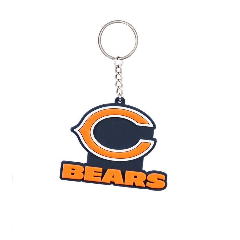 Chicago Bears, Rubber Keychain,7key3805