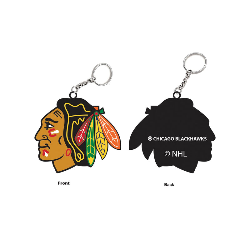 Chicago Blackhawks, Rubber Keychain,7key4355