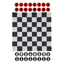 Outdoor Reversible Game Set with Storage Bag, Checkers/Chess