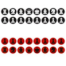 Outdoor Reversible Game Set with Storage Bag, Checkers/Chess