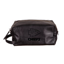 Kansas City Chiefs, Embossed Toiletry Bag, Black