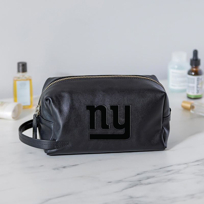 New York Giants, Embossed Toiletry Bag, Black