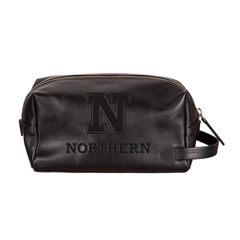 Northern State University, Embossed Toiletry Bag, Black