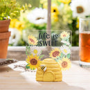 Beehive "Life is Sweet" Resin and Acrylic Table D√©cor, 5.75"H