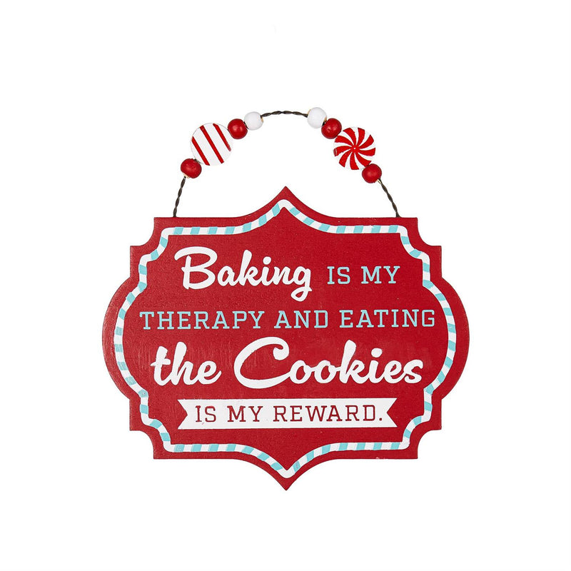 6.5" Wood Signs with Baking Messaging on Display