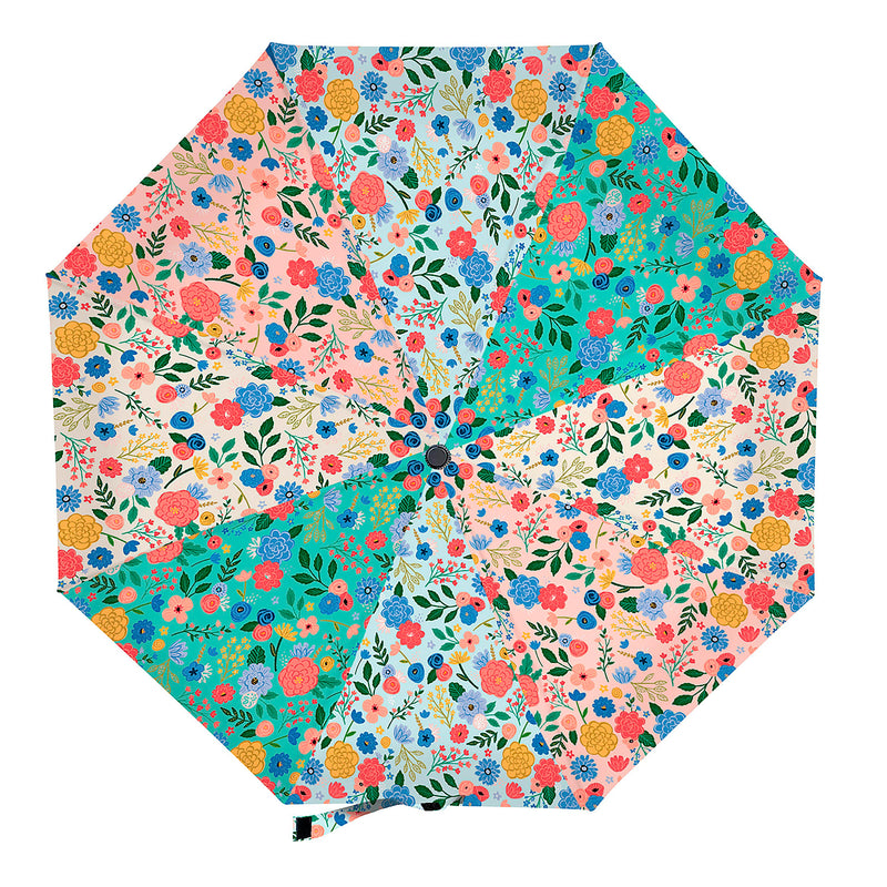 Bursting Blossoms Compact Manual Umbrella