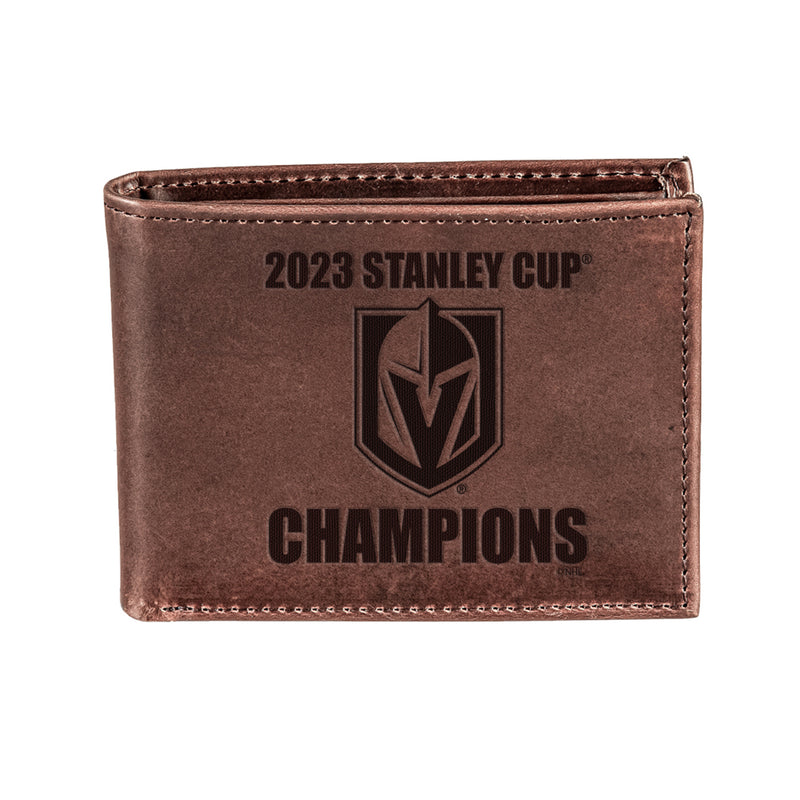 Bi-Fold Wallet, Brown, Stanley Cup Champions 2023, Vegas Golden Knights