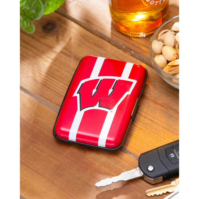 Evergreen Gifts,University of Wisconsin-Madison, Hard Case Wallet,4.33x3x0.8 Inches
