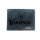 Front Pocket Wallet w/ RFID Blocking, Minnesota Vikings, Black