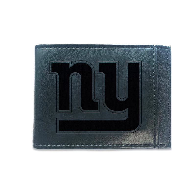 Front Pocket Wallet w/ RFID Blocking, New York Giants, Black