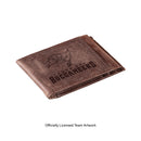 Front Pocket Wallet w/ RFID Blocking, Tampa Bay Buccaneers, Brown