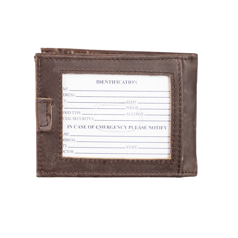 Chicago White Sox Front Pocket Wallet w/ RFID Blocking Brown