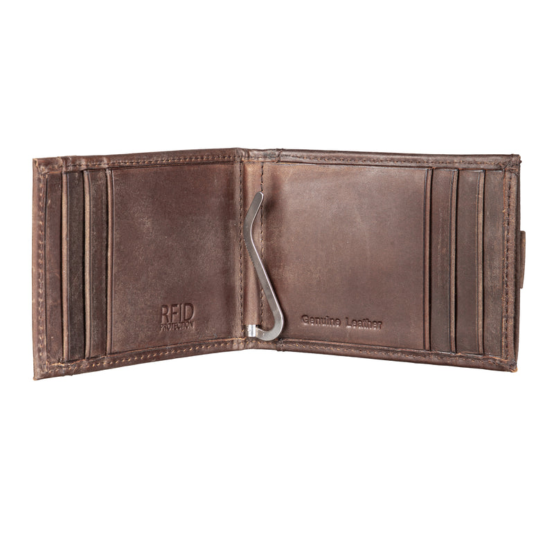 Chicago White Sox Front Pocket Wallet w/ RFID Blocking Brown