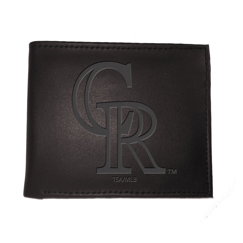 Colorado Rockies Bi-Fold Wallet Black