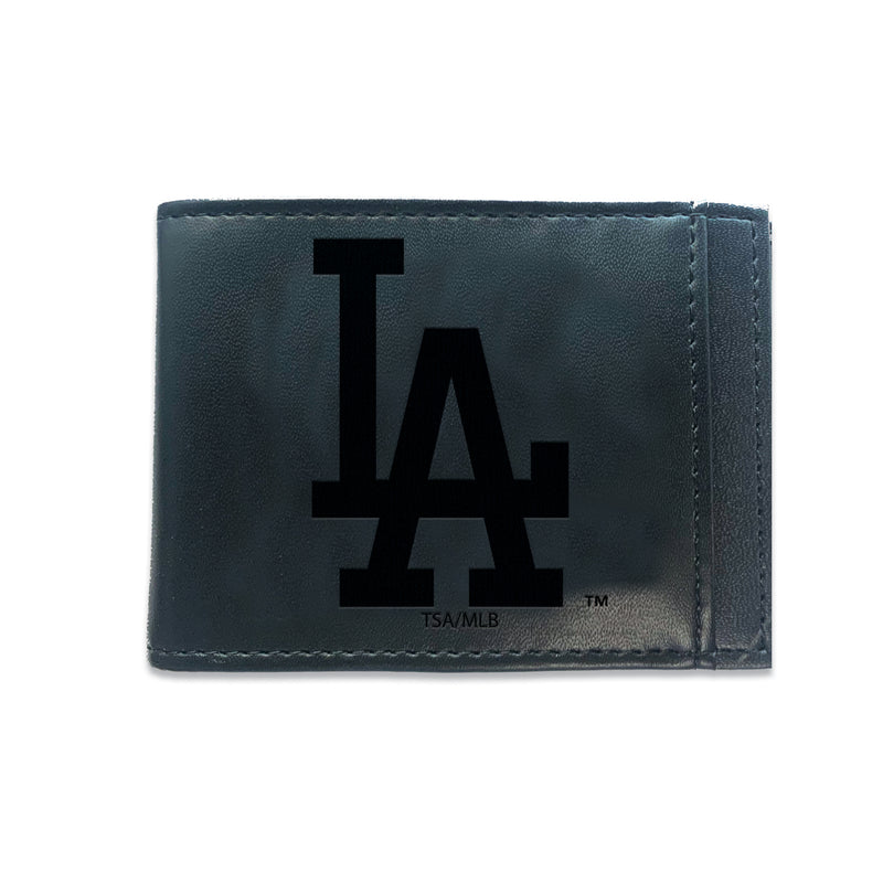 Los Angeles Dodgers Front Pocket Wallet w/ RFID Blocking Black