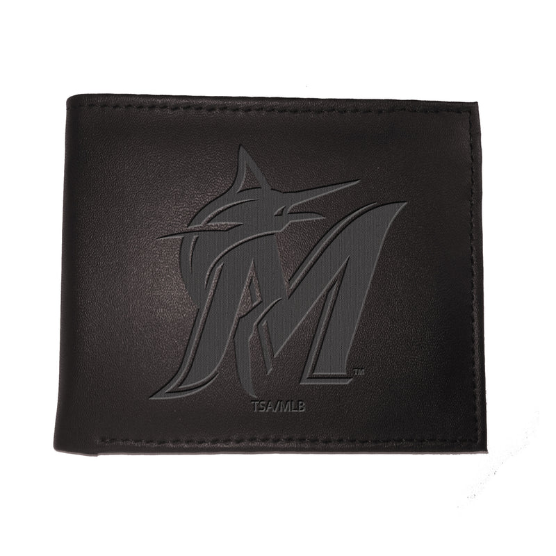 Miami Marlins Bi-Fold Wallet Black