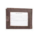 New York Yankees Front Pocket Wallet w/ RFID Blocking Brown