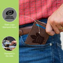 Front Pocket Wallet w/ RFID Blocking, Carolina Hurricanes, Brown