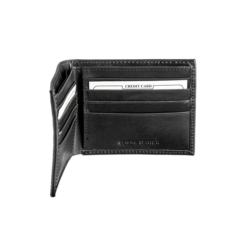 Columbus Blue Jackets, Bi-Fold Wallet, Black