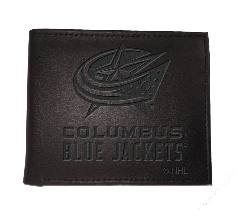Columbus Blue Jackets, Bi-Fold Wallet, Black