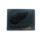 Front Pocket Wallet w/ RFID Blocking, Detroit Red Wings, Black