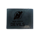 Front Pocket Wallet w/ RFID Blocking, New Jersey Devils, Black