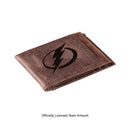 Front Pocket Wallet w/ RFID Blocking, Tampa Bay Lightning, Brown