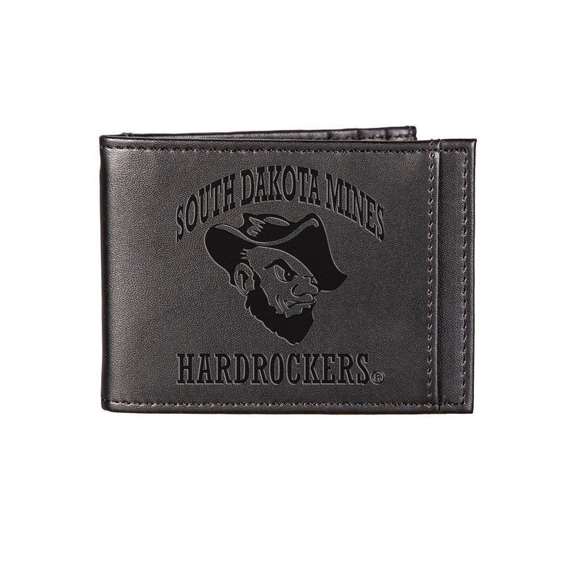 Front Pocket Wallet w/ RFID Blocking, South Dakota School of Mines & Technology, Black