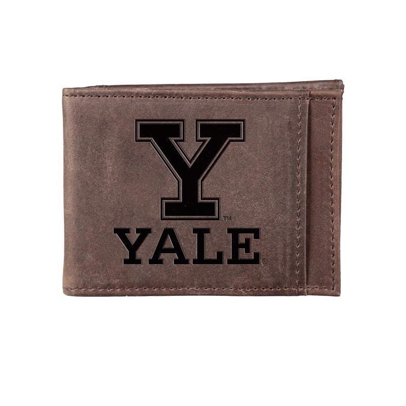 Front Pocket Wallet w/ RFID Blocking, Yale University, Brown