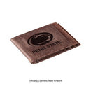 Front Pocket Wallet w/ RFID Blocking, Penn State, Brown
