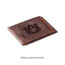 Front Pocket Wallet w/ RFID Blocking, Auburn University, Brown