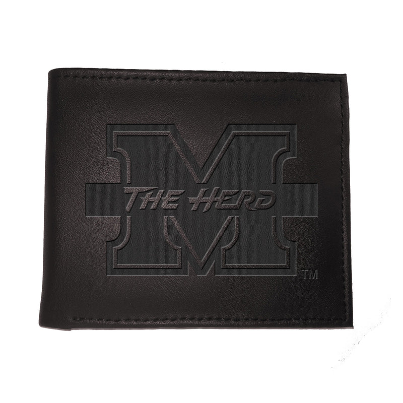 Marshall University, Bi-Fold Wallet, Black