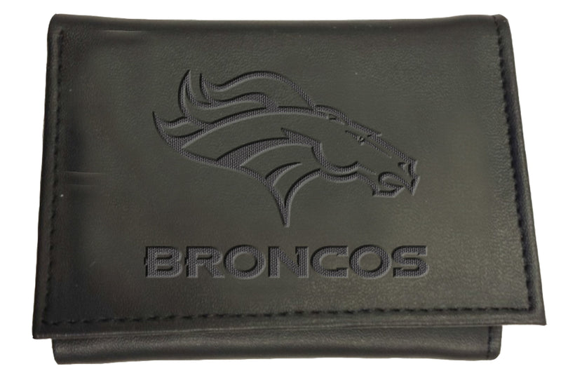 Denver Broncos, Tri-Fold Wallet, Black