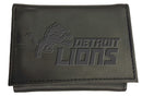Detroit Lions, Tri-Fold Wallet, Black