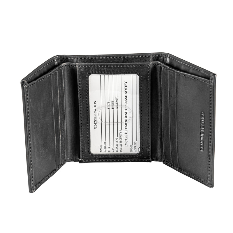 Baltimore Orioles Tri-Fold Wallet Black