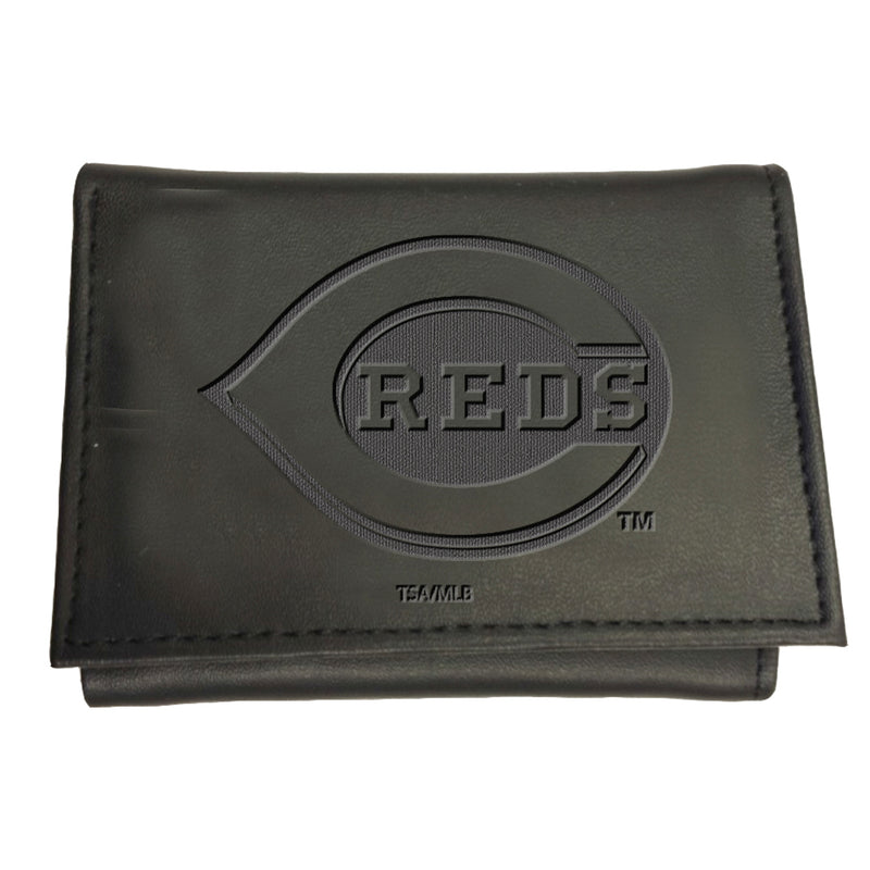 Cincinnati Reds Tri-Fold Wallet Black