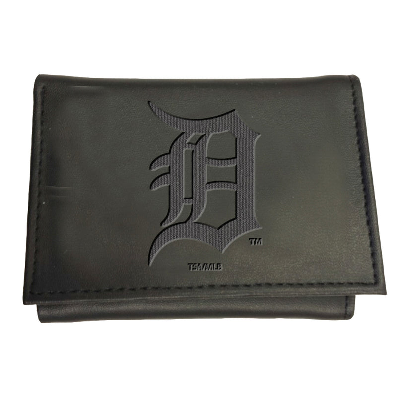 Detroit Tigers Tri-Fold Wallet Black