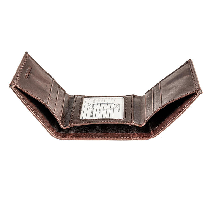 Los Angeles Dodgers Tri-Fold Wallet, Brown, World Series Champions 2024