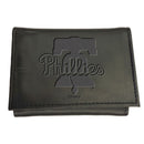 Philadelphia Phillies Tri-Fold Wallet Black