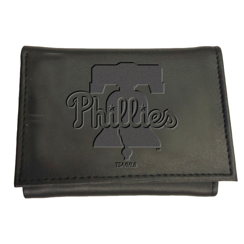 Philadelphia Phillies Tri-Fold Wallet Black