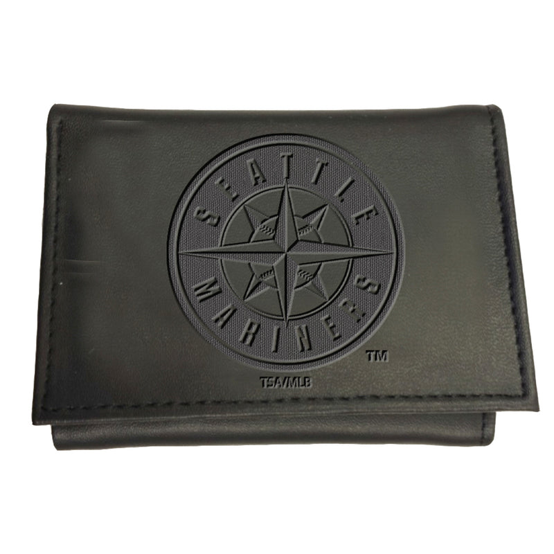 Seattle Mariners Tri-Fold Wallet Black