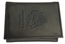 Chicago Blackhawks, Tri-Fold Wallet, Black