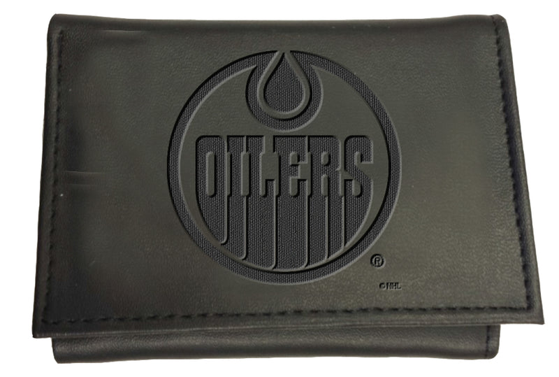 Edmonton Oilers, Tri-Fold Wallet, Black