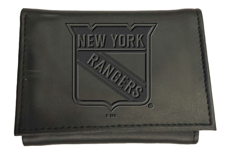 NY Rangers, Tri-Fold Wallet, Black