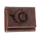 Ottawa Senators, Tri-Fold Wallet, Brown, CH, 100% Genuine Leather