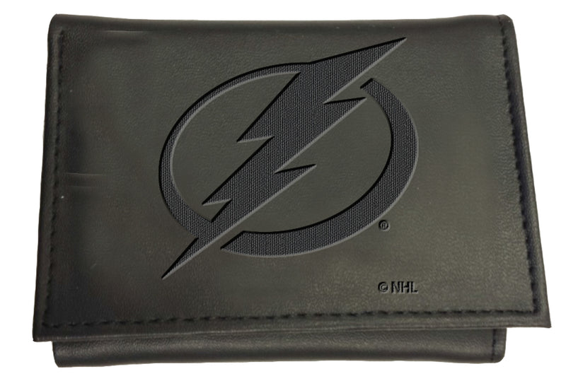 Tampa Bay Lightning, Tri-Fold Wallet, Black