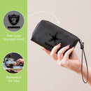Wristlet Wallet, Black, Las Vegas Raiders