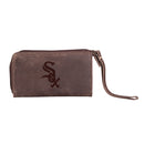 Chicago White Sox Wristlet Wallet Brown