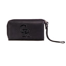 Colorado Rockies Wristlet Wallet Black